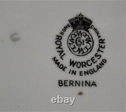 ROYAL WORCESTER UNUSED CHINA SET for 12 BERNINA MINT 60 Pieces