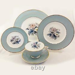 ROYAL WORCESTER WOODLAND 5 Piece Place Setting NEW NEVER USED made in England