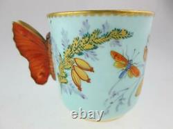 Rare Antique 19th Century Tiffany New York Royal Worcester Cup Set Circa 1880
