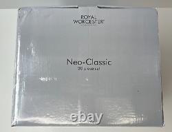 Rare Retired 2009 Royal Worcester Neo-Classic 20pc set NEW Open Box