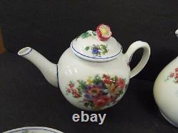 Rare Royal Worcester Roseland Teapot Coffee Pot Creamer Sugar Plates Cup Tea Set