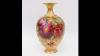 Rare Royal Worcester Vase Plums And Logan Berries Painted Fruit By E Townsend Circa 1937