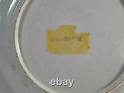 Rare SET 12 Antique Flight Barr Worcester Royal Lily Plates Circa 1800
