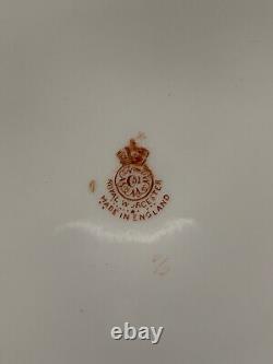 Rare Set Of 5 Antique Royal Worcester Art Deco Cabinet Plates England Mint