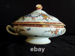 Rare Vintage Royal Worcester Porcelain China OLD BOW Red 79 pc. 10 place settings