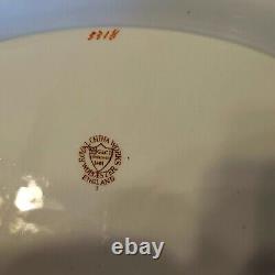 Royal China Works Worcester Cobalt Gold 29 Pc Dinner Plate Soup Tureen 12 Set