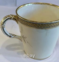 Royal Worcester 3 pc Set Trembleuse Cup Saucer Plate c. 1880