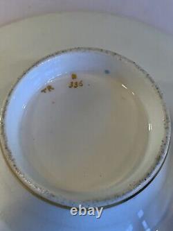 Royal Worcester 3 pc Set Trembleuse Cup Saucer Plate c. 1880