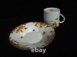 Royal Worcester #4 Antique Demitasse Cup & Saucer