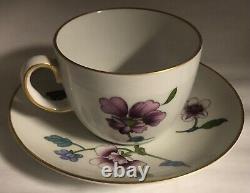 Royal Worcester Astley Lovely Floral Cups & Saucers Includes 6 Sets England