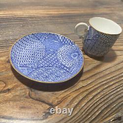 Royal Worcester B332 Japanese Aesthetic Demitasse Cup & Saucer c. 1880