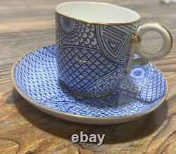 Royal Worcester B332 Japanese Aesthetic Demitasse Cup & Saucer c. 1880