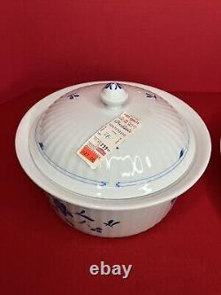 Royal Worcester Blue Bow Dish Set Of 3 Fine China BRAND NEW with Tags 1983