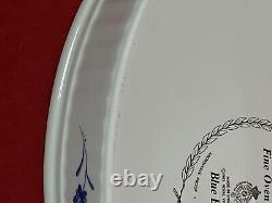 Royal Worcester Blue Bow Dish Set Of 3 Fine China BRAND NEW with Tags 1983