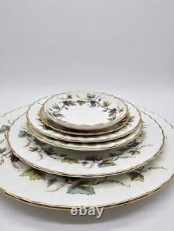 Royal Worcester Bone China Bacchanal England Dinner Plate Set Of 6