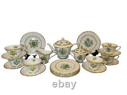 Royal Worcester Bone China L'Atelier Art Editions Charles/Diana Wedding Tea Set