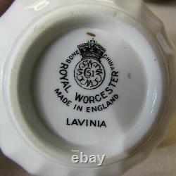 Royal Worcester Bone China Lavinia Cream Service for Four 20pc Set