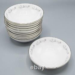 Royal Worcester Bridal Lace 5 Fruit Dessert Sauce Berry Bowls Set of 11