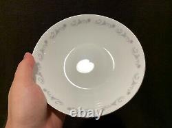 Royal Worcester Bridal Lace Coupe Soup Bowls Set of 12 7 1/2 Diameter