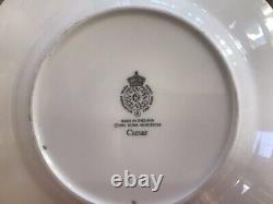 Royal Worcester CAESAR, Lot/set of 104 pieces, wide 22k Gold Band, England