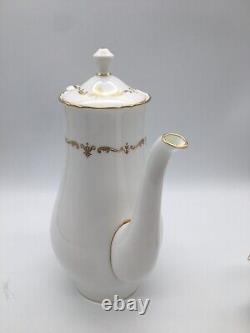 Royal Worcester Chantilly Gold Coffee Pot Set