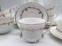 Royal Worcester Chantilly Gold Coffee Pot Set