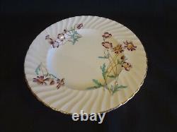 Royal Worcester China Meadowsweet Set of 4 Salad Plates Lavender Flowers