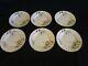 Royal Worcester China Meadowsweet Set of 6 Bread Plates Lavender Flowers