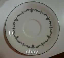 Royal Worcester China Silver Chantilly 1963 Over 80 Pieces China Set, Some Bnip