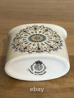 Royal Worcester Cigarette/Toothpick holder set of 6 Medallion's