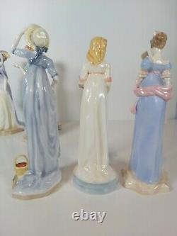 Royal Worcester Complete Set Of Jane Austen Collection, Appr. 14cm Tall
