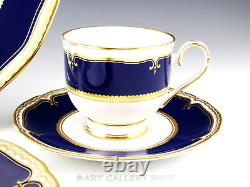 Royal Worcester DIPLOMAT 5PC PLACE SETTING DINNER SALAD BREAD PLATE CUP & SAUCER