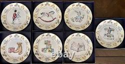 Royal Worcester Days Of The Week Plate Set