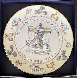 Royal Worcester Days Of The Week Plate Set