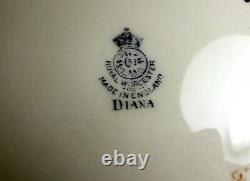 Royal Worcester Diana Z167 (set Of 4) Demitasse Cup & Saucer Excellent
