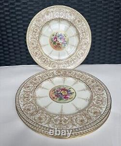 Royal Worcester Dinner Plates for B. Altman Set Of 4