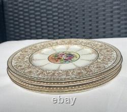 Royal Worcester Dinner Plates for B. Altman Set Of 4