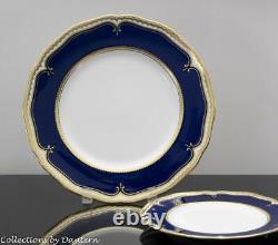 Royal Worcester Diplomat Fine Bone China Dinnerplate and Salad Plate Set 2pc