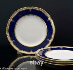 Royal Worcester Diplomat Fine Bone China Salad Plates, Set of 4