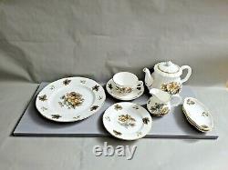 Royal Worcester Dorchester Hotel China Teapot Tea Set Plate