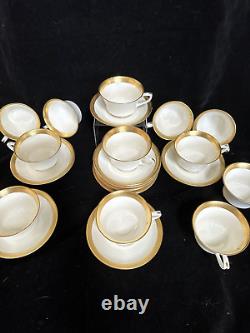 Royal Worcester Durham Fine Bone China Cups and saucers lot of 12