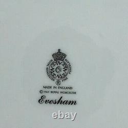 Royal Worcester EVESHAM GOLD 24pc Service For Four Full 6pc place settings