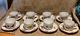 Royal Worcester EVESHAM GOLD Tea Cup & Saucer Set Lot Of 8 (16 Pieces) Vintage
