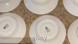 Royal Worcester EVESHAM GOLD Tea Cup & Saucer Set Lot Of 8 (16 Pieces) Vintage