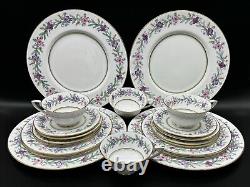 Royal Worcester Elysian 5 Piece Place Setting x 4 Bone China 20 Pcs