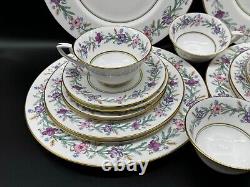 Royal Worcester Elysian 5 Piece Place Setting x 4 Bone China 20 Pcs