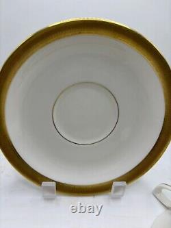 Royal Worcester England Bone China Cream Soup Cups with Saucers 11 Sets