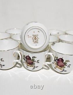 Royal Worcester England DELECTA BIG LOT 74 pieces! Bowls, Cups, Creamer and more