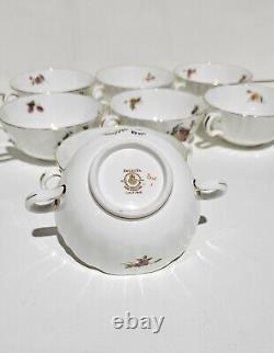 Royal Worcester England DELECTA BIG LOT 74 pieces! Bowls, Cups, Creamer and more