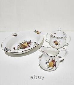 Royal Worcester England DELECTA BIG LOT 74 pieces! Bowls, Cups, Creamer and more